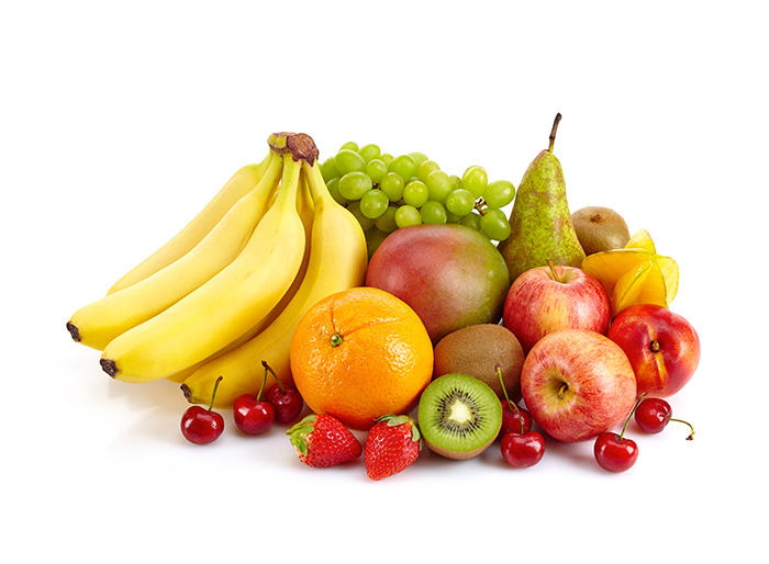 Variety of fresh fruit